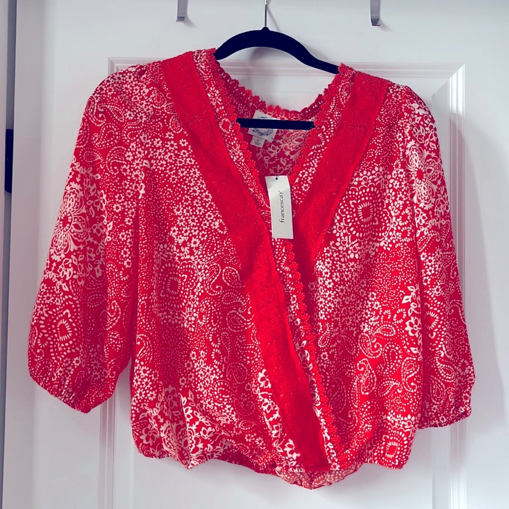 Women Surplice Blouse